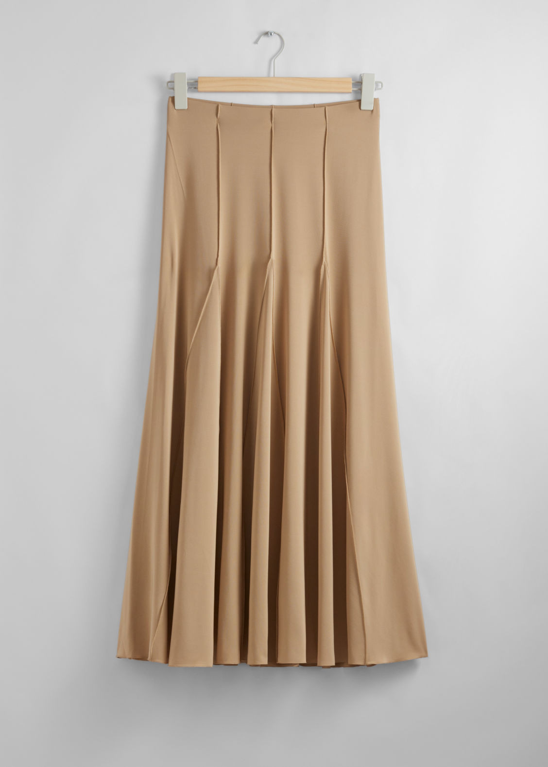 Pleated Midi Skirt - Beige | & Other Stories (EU + UK)