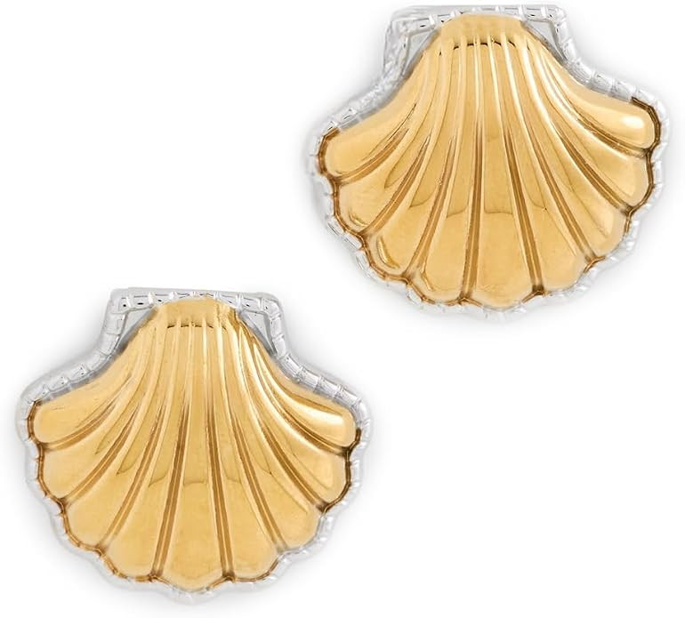 Women's Shell Pierced Earrings | Amazon (US)