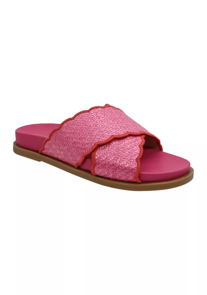 Clara Scalloped Footbed Sandals | Belk
