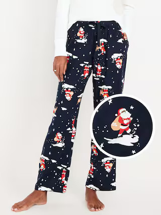 Mid-Rise Printed Flannel Pajama Pants | Old Navy (US)