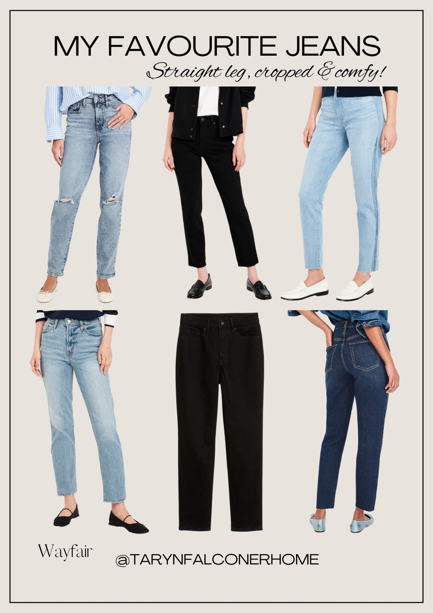 My favourite jeans🫶🏼

Straight leg, cropped & comfy!

#fashion #jeans #denim #clothing #budgetfriendly #womens

#LTKStyleTip #LTKFindsUnder50