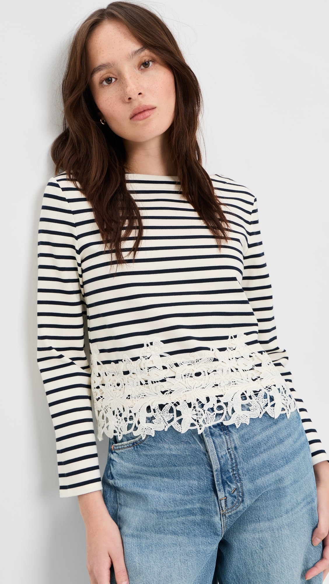 Hovey Top with Lace | Shopbop