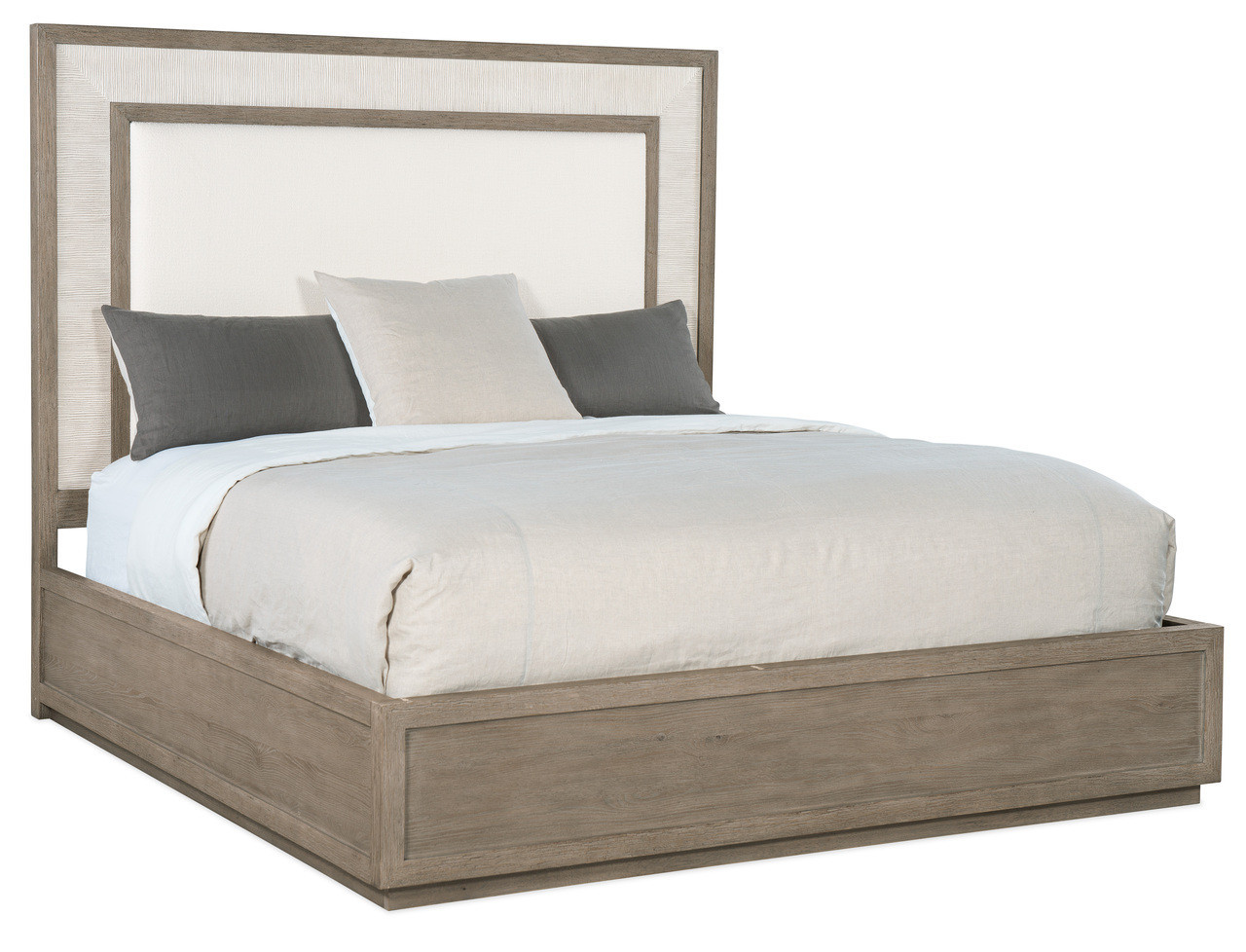 Serenity Rookery California King Upholstered Panel Bed | 1stopbedrooms