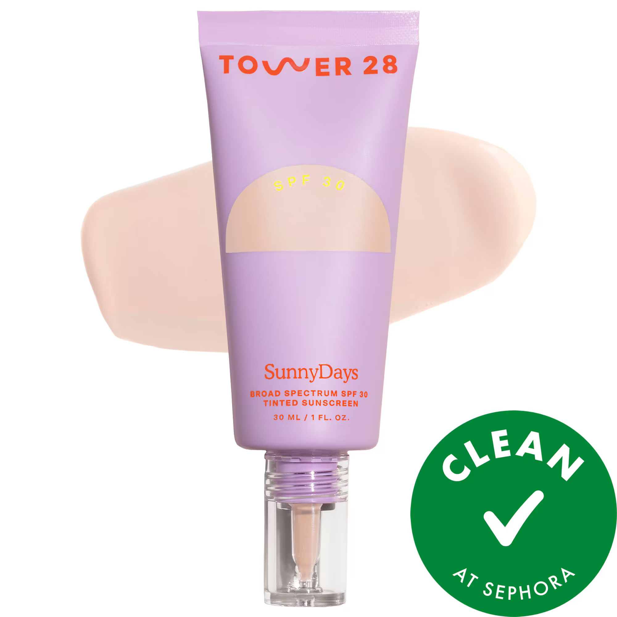 Tower 28 Beauty SunnyDays SPF 30 Tinted Sunscreen Foundation 05 Fairfax 1 oz/ 30 mL | Sephora (US)