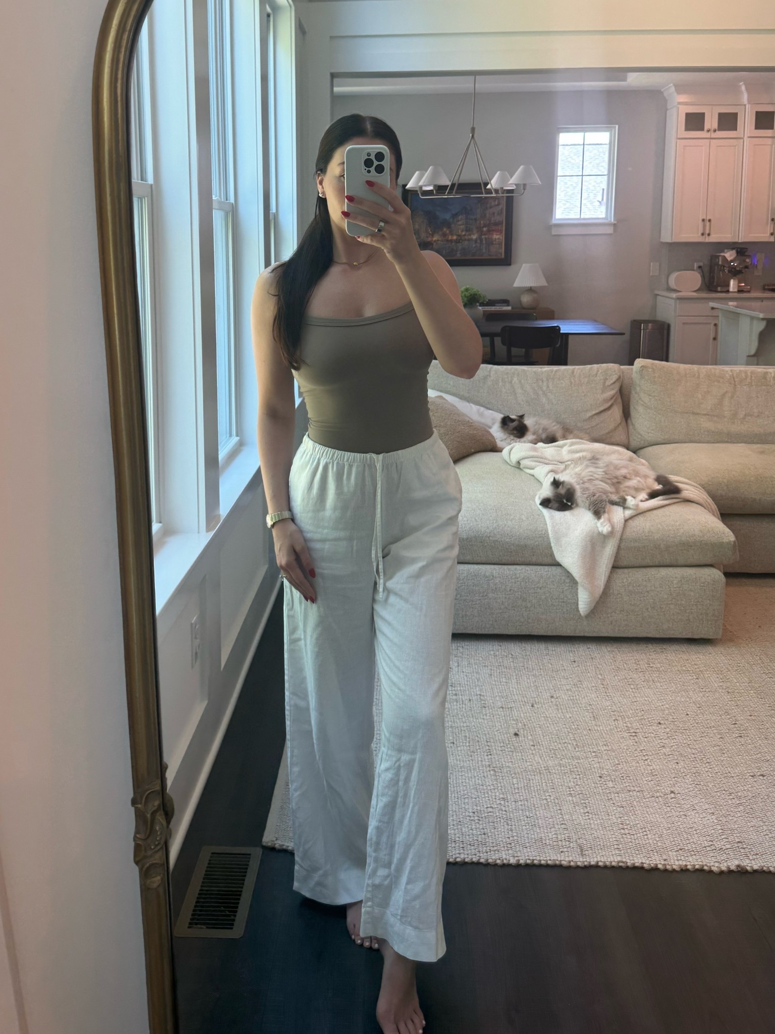 tank + linen pants all summer ☀️

#LTKFindsUnder50 #LTKSaleAlert #LTKSeasonal