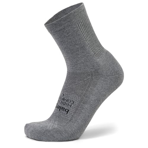 Balega Unisex Adult HC Mini Crew Performance No Show Athletic Running Socks (1 Pair), Charcoal, Large | Amazon (US)