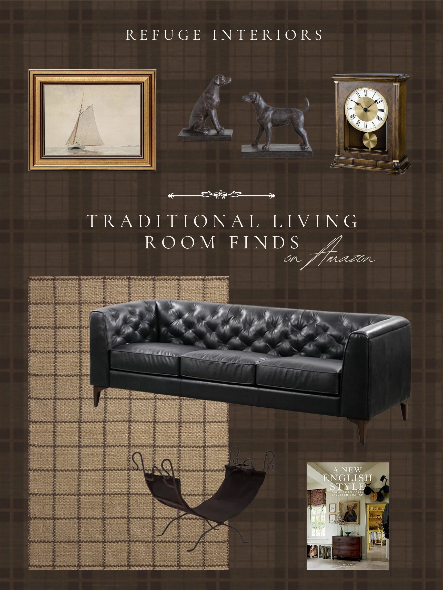 A curated edit of traditional living room finds from Amazon, blending classic silhouettes, warm textures, and heritage-inspired details for a timeless, comfortable space. 

 #LTKHome