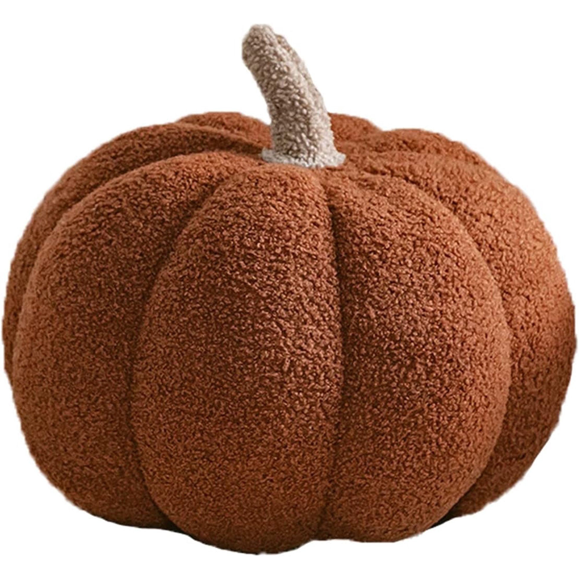 3D Pumpkin Throw Pillow, Fluffy Plush Stuffed Animal Toys, Pumpkin Pillow Sofa Cushion for Home D... | Walmart (US)