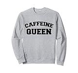 Coffee Sweatshirt for Women - Caffeine Queen Coffee Lover | Amazon (US)