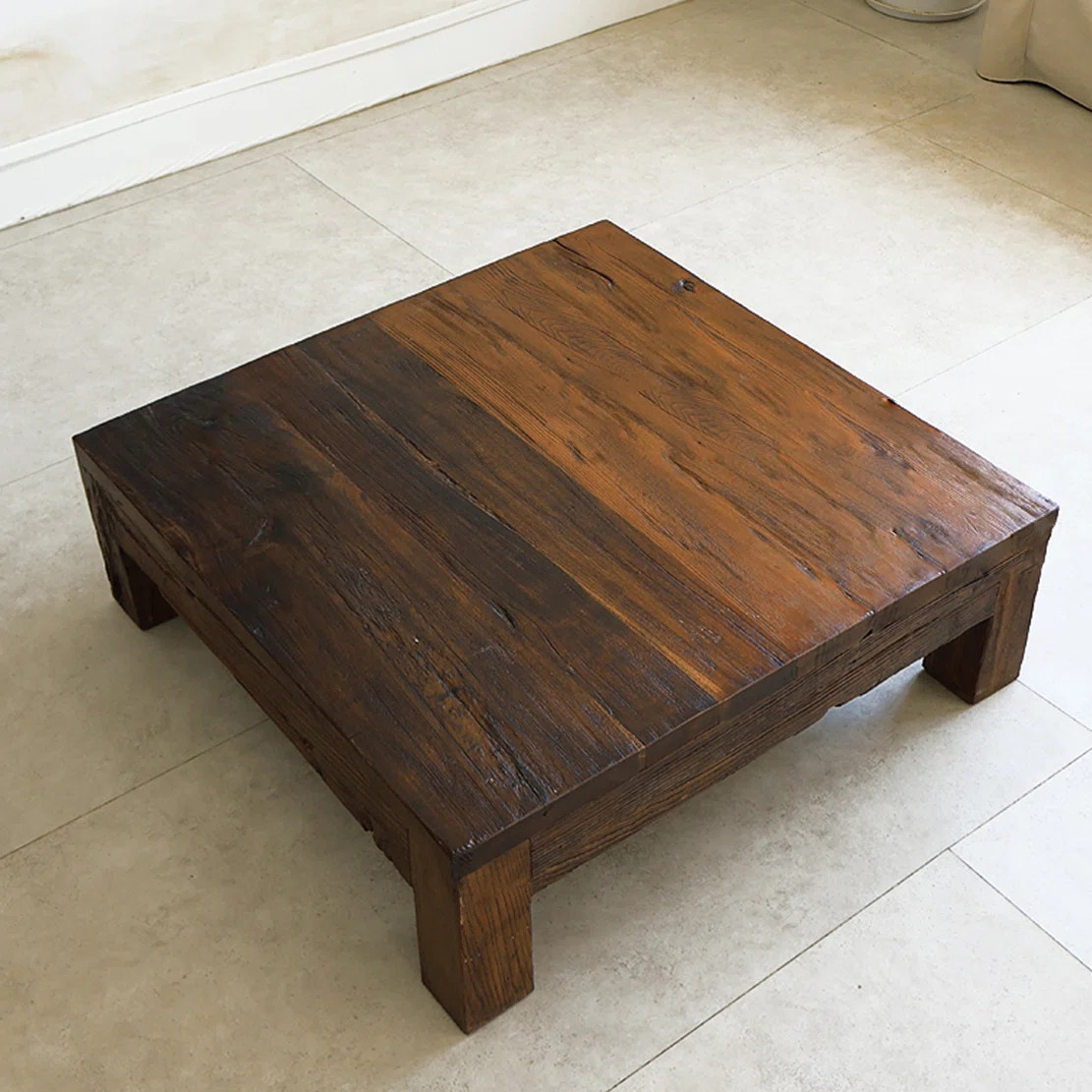 Vintage Solid Wood Low Coffee Table | Wayfair North America