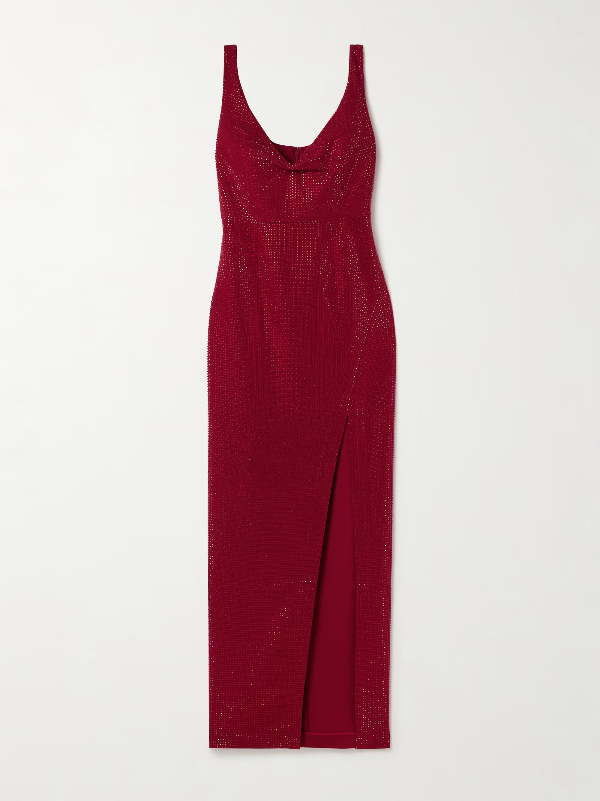 Draped crystal-embellished crepe gown | NET-A-PORTER (UK & EU)