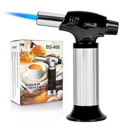Culinary Butane Torch Lighters Kitchen Blow Torch for Cooking with Safety Lock & Adjustable Flame, Refillable Kitchen Torch & Cooking Torch for Creme Brule & Baking | Walmart (US)