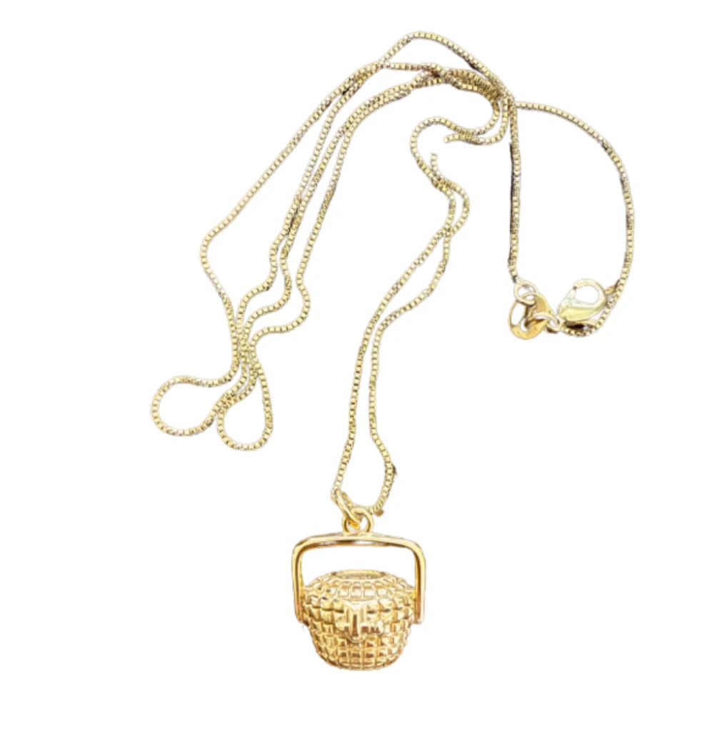 Nantucket Basket Charm + Necklace | Beth Ladd Collections