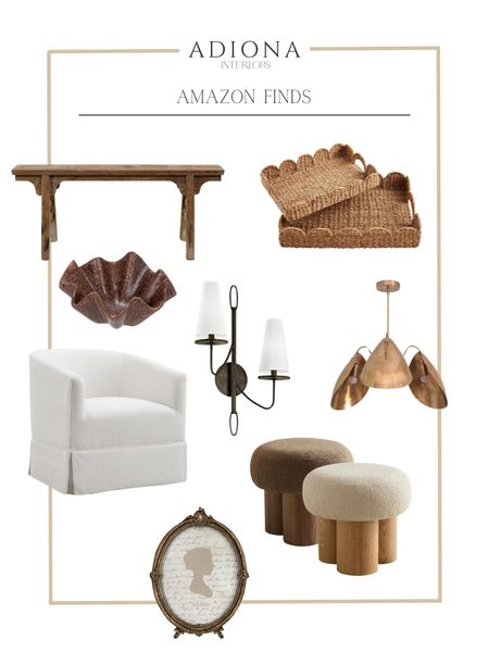Amazing Amazon finds! 

Vintage console table, vintage finds, sconces, chandelier, accent chair nesting baskets, ottomans, vintage picture frame 

#LTKhome #LTKSpringSale #LTKSeasonal