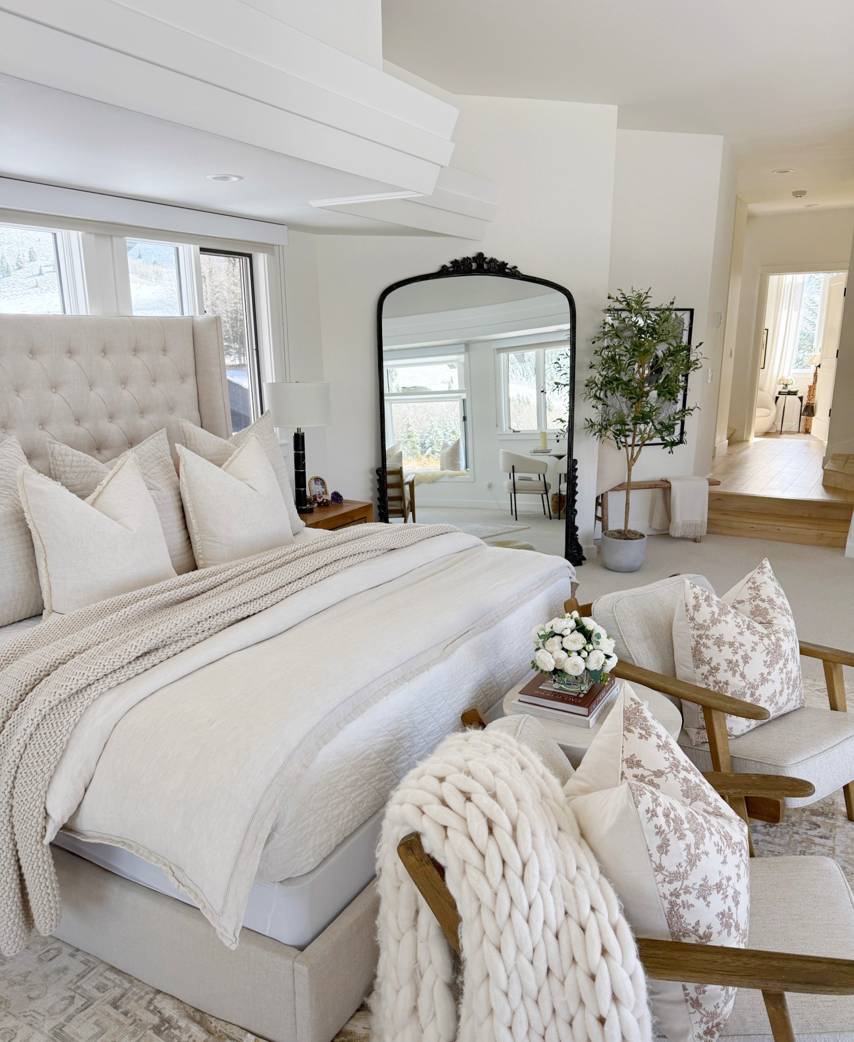 Spring neutral bedroom refresh! Styled my bed with my cotton and linen non-toxic favorites🤍

Amazon pillows
Home decor 

#LTKHome #LTKSeasonal