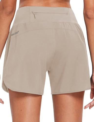 baleaf Women's 5" Workout Shorts Gym Running Shorts Athletic with Liner High Waistband Quick Dry ... | Amazon (US)