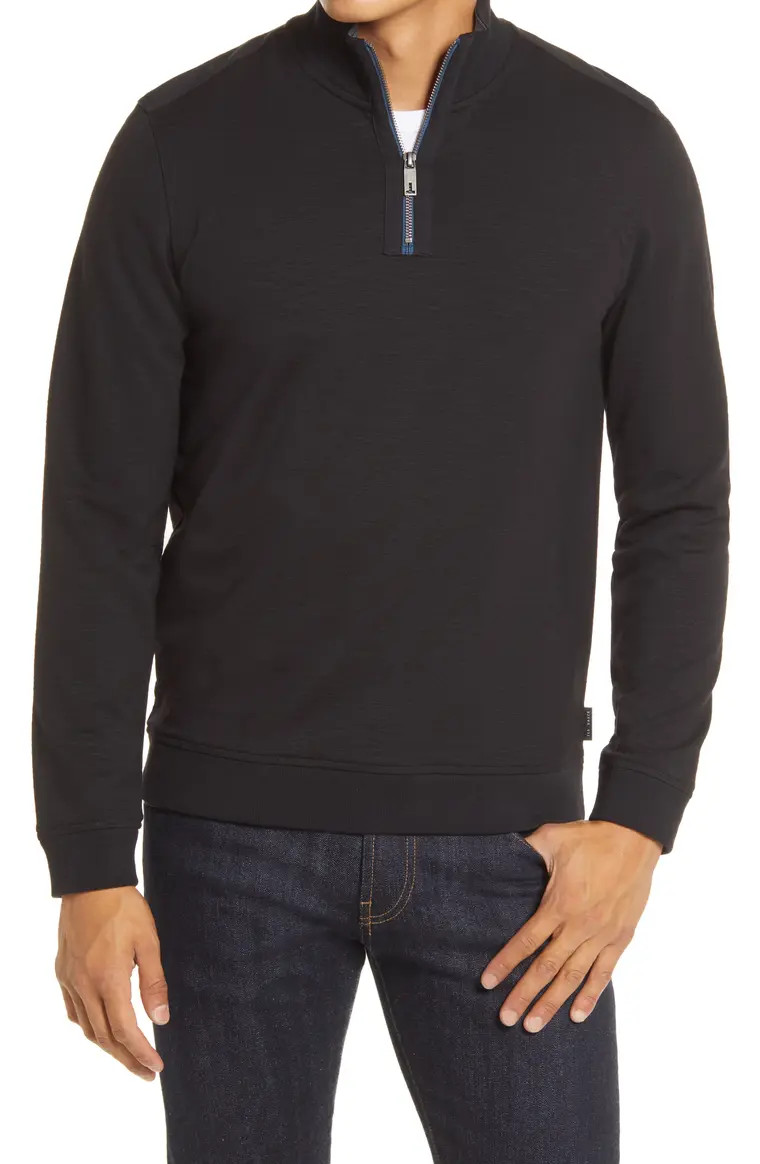 Caravan Slim Fit Quarter Zip Top | Nordstrom