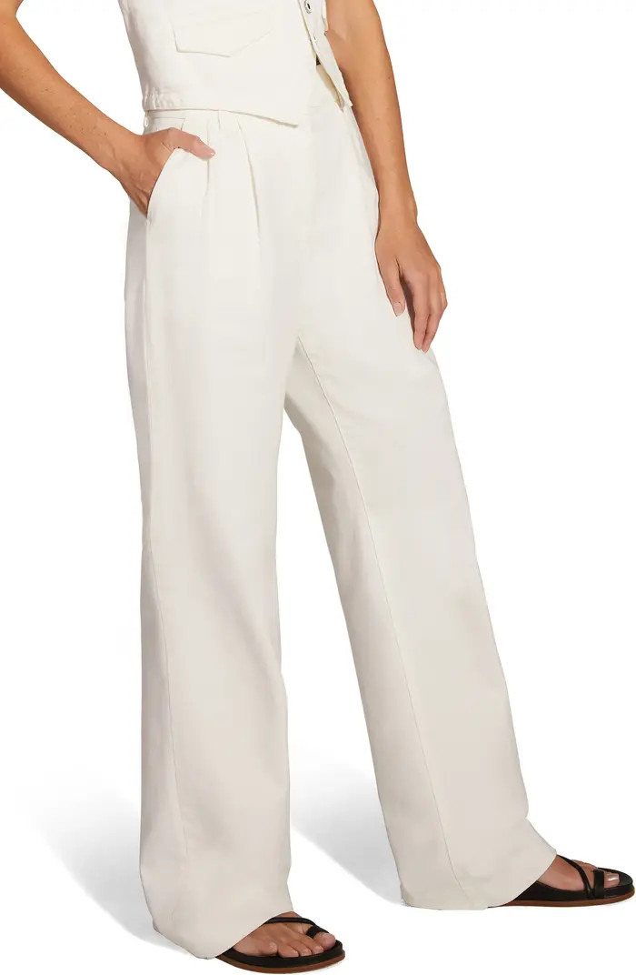 Favorite Daughter The Favorite Pant Pleated Cotton Pants | Nordstrom | Nordstrom