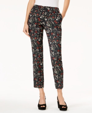 Marella Elisa Floral Jacquard Pants | Macys (US)