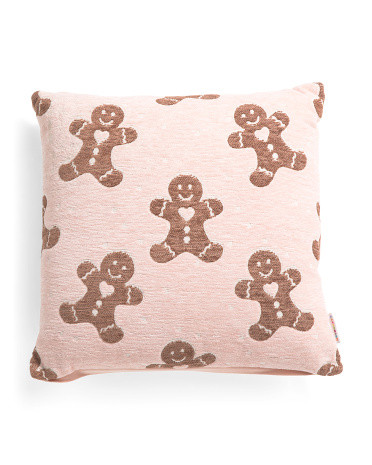 20x20 Gingerbread Men Decorative Pillow | TJ Maxx