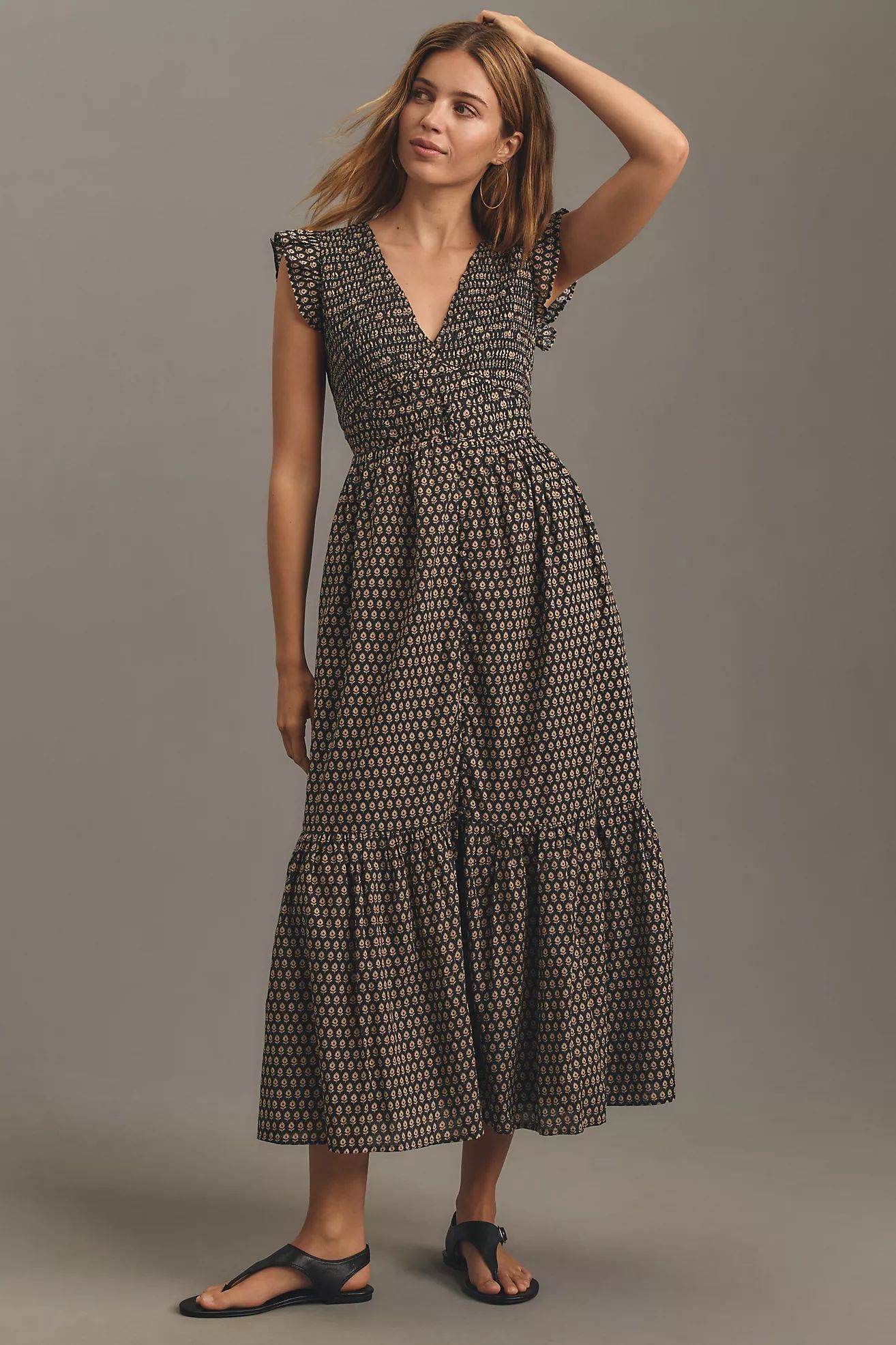 The Peregrine Midi Dress | Anthropologie (US)