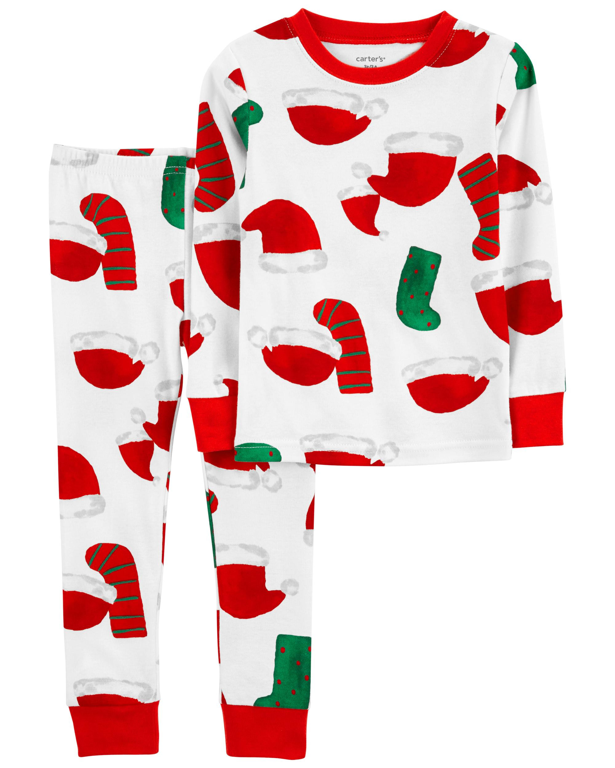 Toddler 2-Piece Santa 100% Snug Fit Cotton PJs | Carter's