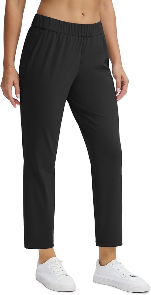 Seamaid Women's Golf Pants with Deep Pockets 7/8 Stretch Athletic Travel Pants for Casual Lounge | Amazon (US)