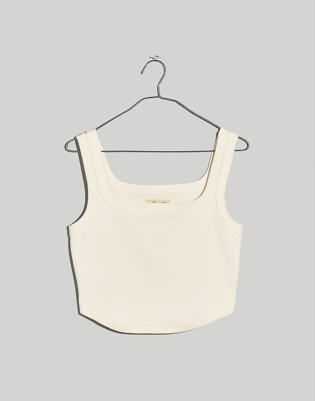 The Tailored Crop Tank in Sleekhold | Madewell