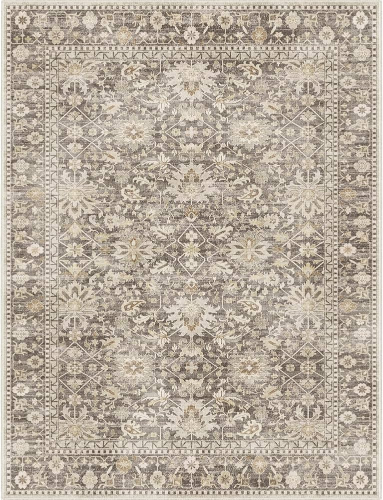 9X12 Area Rugs Machine Washable Rugs for Living Room Bedroom Hallway, Non Slip Indoor Soft Accent... | Amazon (US)