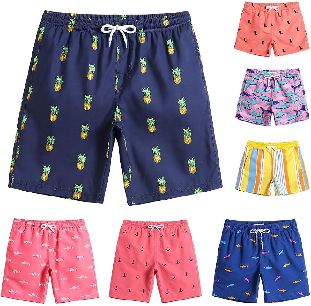 maamgic Boys Swim Trunks Toddler Swim Shorts Little Boys Bathing Suit Swimsuit Toddler Boy Swimwe... | Amazon (US)