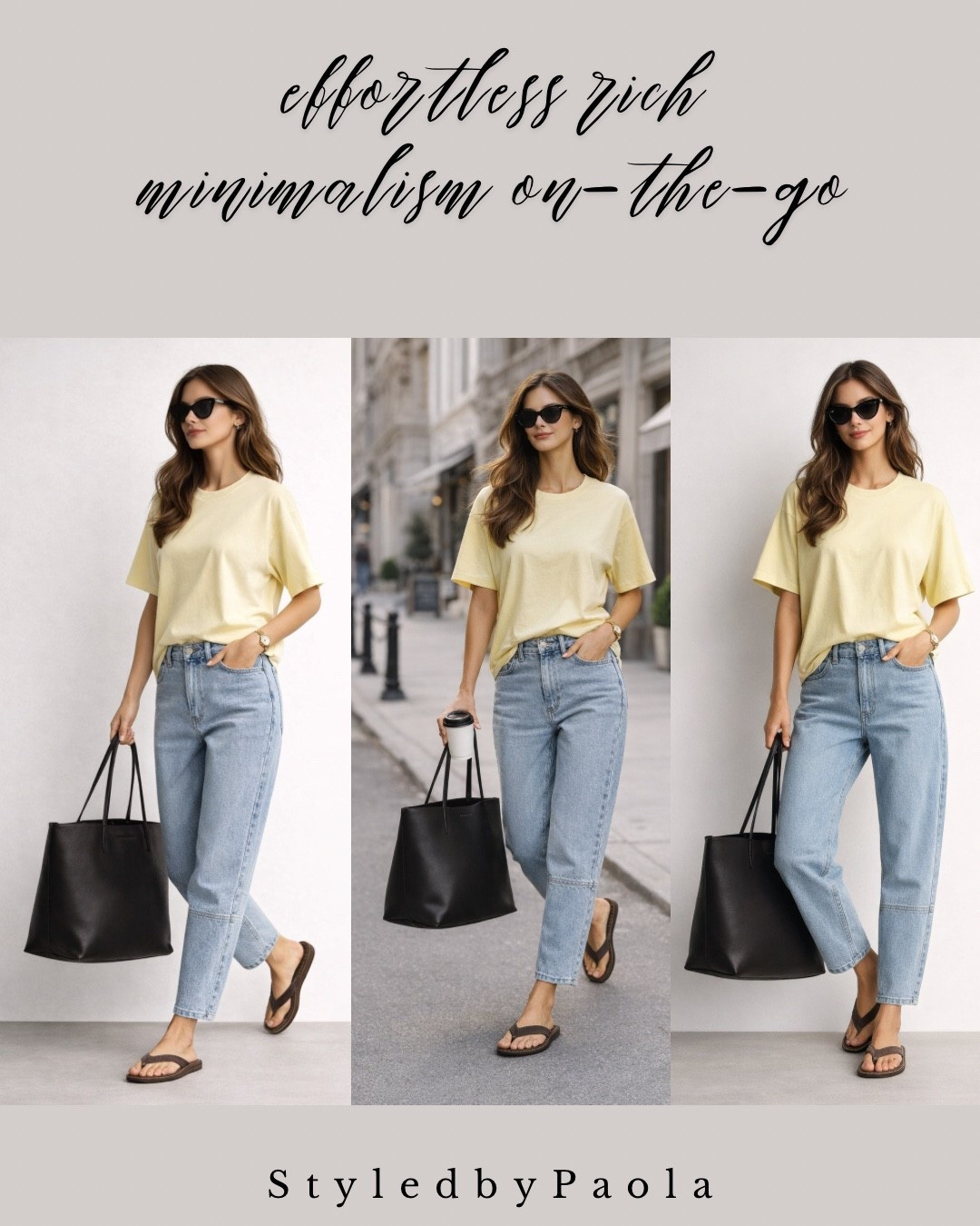 Simple outfits always win 🤍
This is your go-to “I want to look put together without trying” look.

Soft yellow tee + structured denim + timeless accessories = effortlessly elevated every single time.

The kind of outfit you’ll wear on repeat — easy, minimal, and quietly expensive.

Everything linked ✨


#LTKU #LTKSeasonal #LTKootd