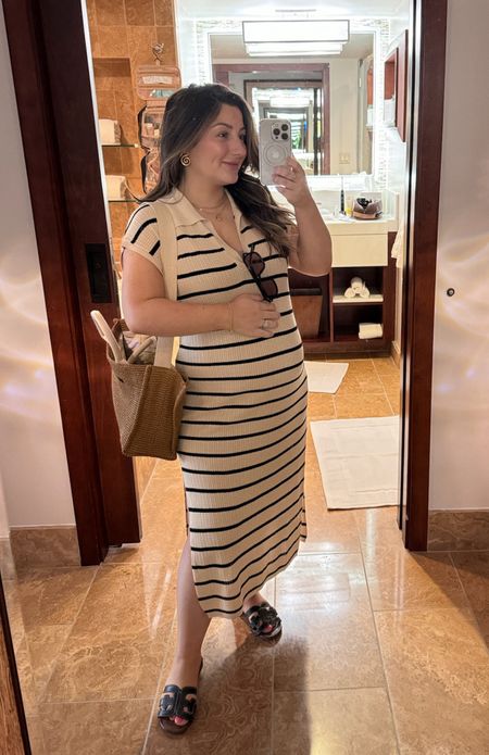 Striped dress, petite and bump friendly, wear as a dress or a cute cover up for the pool or beach 

Dress: size small 
Shoes: run true to size 


Spring outfit 
Summer outfit 
Travel outfit 
Maternity outfit 

#LTKFindsUnder50 #LTKBump #LTKTravel