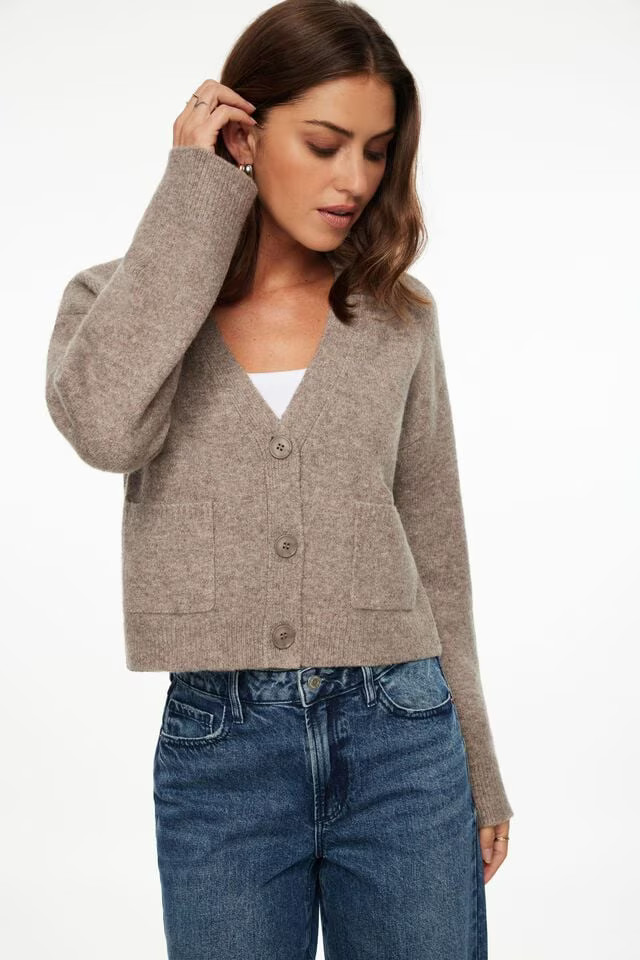 Heavenlyarn™ Abbey Cropped Cardigan | Dynamite Clothing