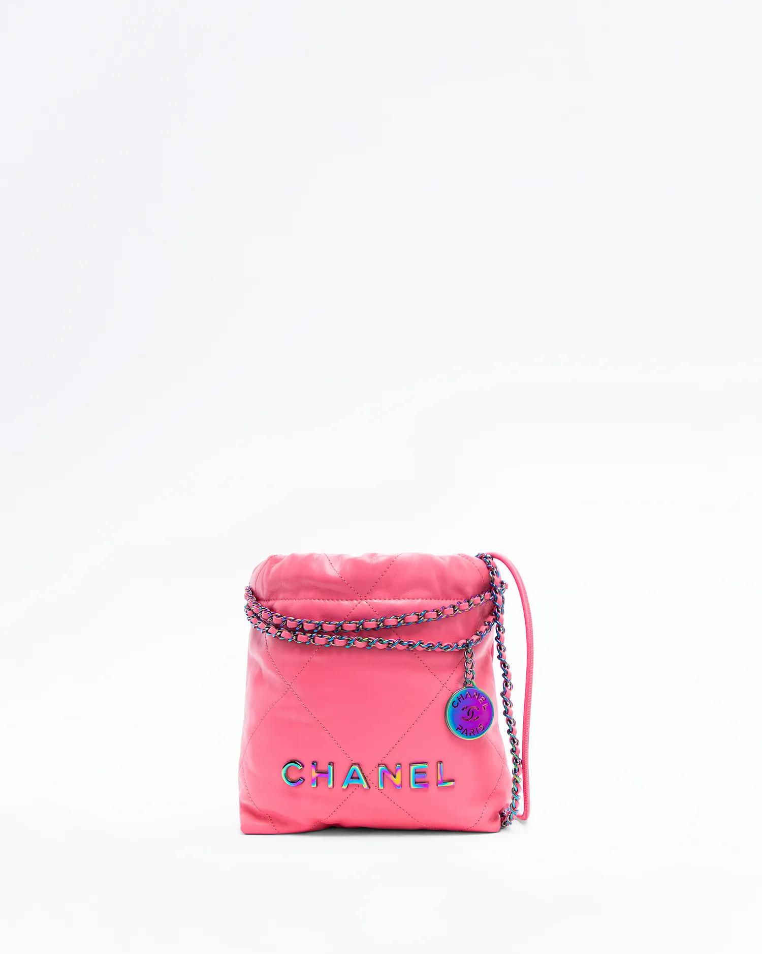 Rainbow Chanel 22 Mini Handbag | Vivrelle