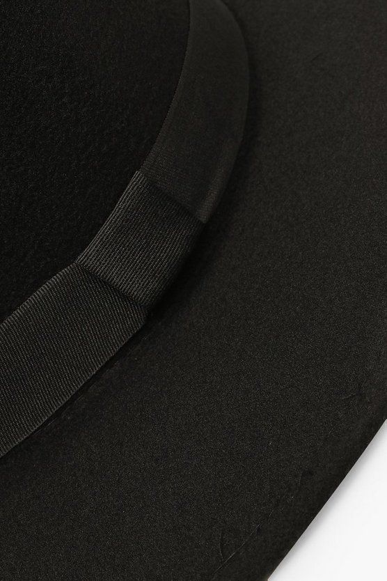 Tape Detail Fedora Hat | Boohoo.com (US & CA)