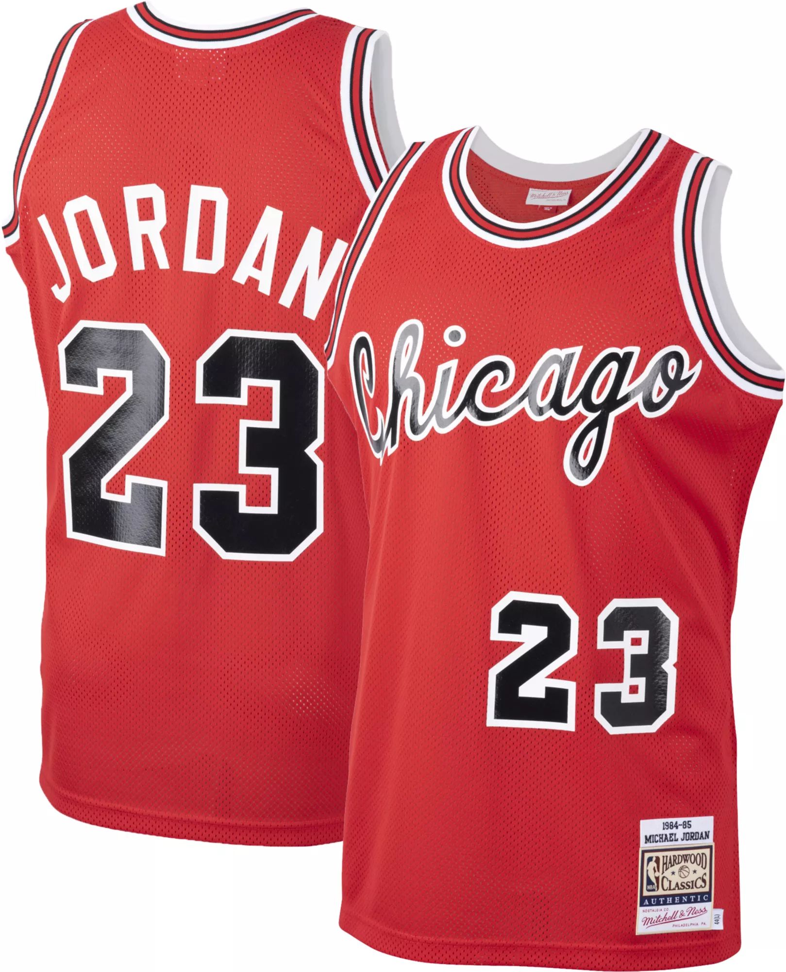 Mitchell & Ness Men's Chicago Bulls Michael Jordan #23 Authentic 1984-85 Red Jersey, Small | Dick's Sporting Goods