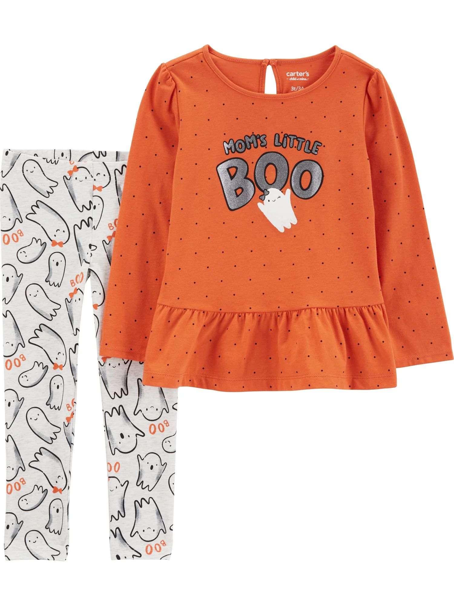 Carter's Child of Mine Toddler Girl Halloween Outfit Set, 2-Piece, Sizes 12M-5T | Walmart (US)