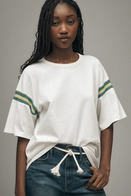 MOTHER The Sleep Over Inset Tee | Anthropologie (US)