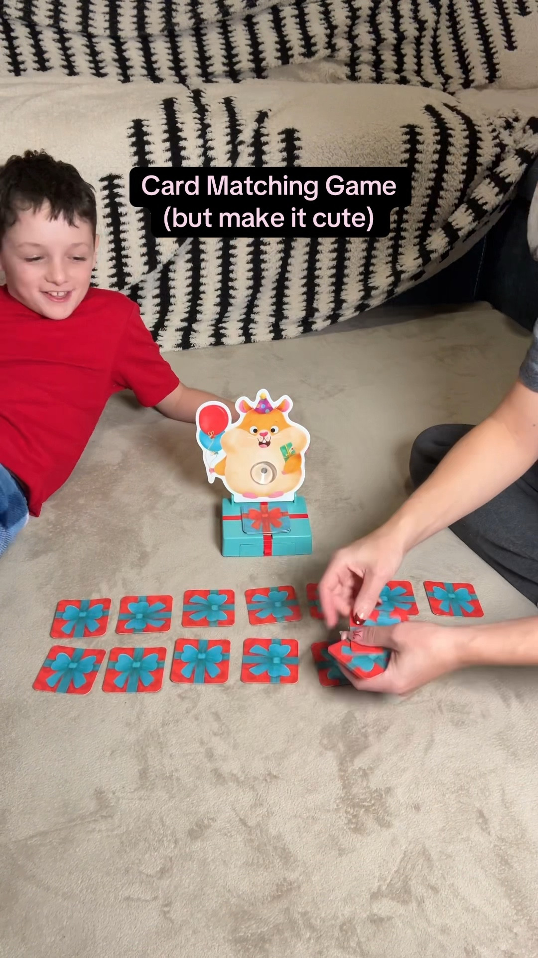 So much fun with this little hamster game. It’s interactive, easy for littles to understand, and keeps them busy longer than I expected. The surprise card reveal gets them every single time. 🐹🎉
Tap the screen to see everything it comes with!

#toddlerfun #momsoftiktok #toddleractivities #kidslearningfun #tiktokmademebuyit 

#LTKHoliday #LTKGiftGuide #LTKKids