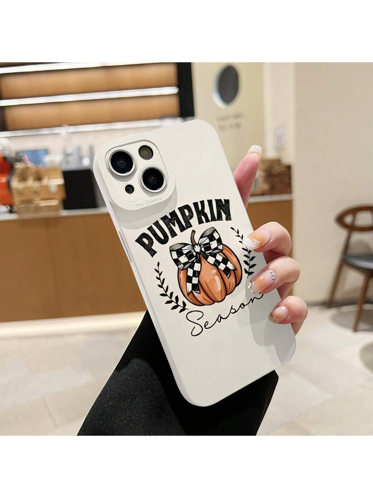 Autumn Pumpkin Phone Case, Compatible With IPhone 15Pro Max/15Pro/15 Plus /15 /14 Pro Max/14 Pro/... | SHEIN