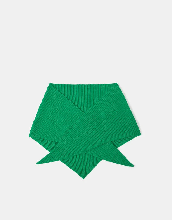 Accessorize x Good Manners Rib Knitted Triangle Scarf | Accessorize (Global)