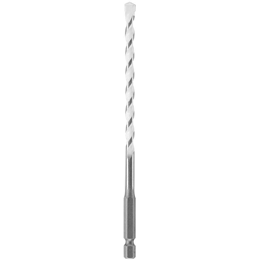 1/4 in. Multipurpose Tungsten Carbide Drill Bit for Drilling Tile, Masonry, Wood, Metal and Concrete | The Home Depot