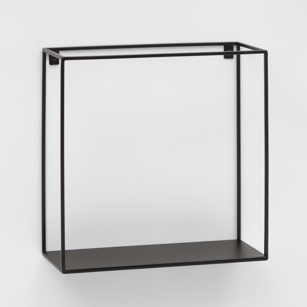 12" x 12" Metal Wall Shelf Black - Project 62™ | Target
