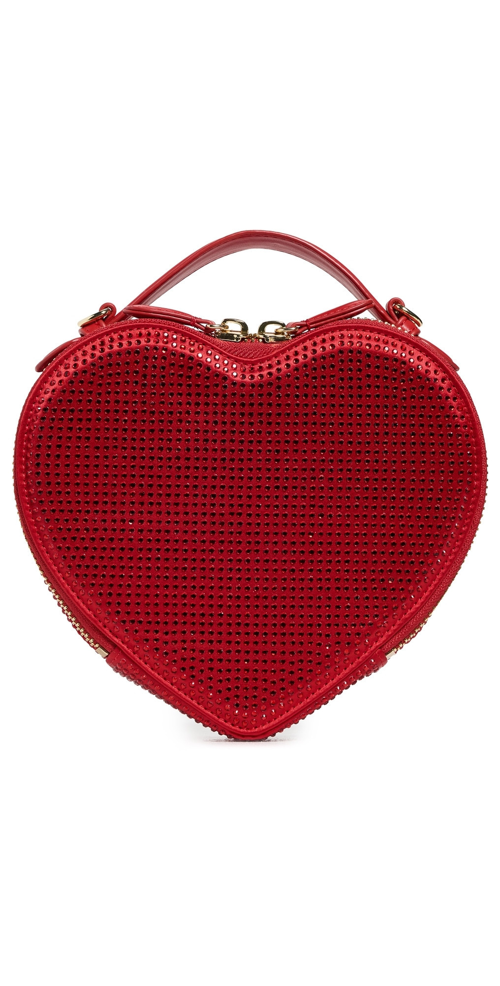 Stoney Clover Lane Heart Crossbody Bag Red Sparkles One Size | Shopbop