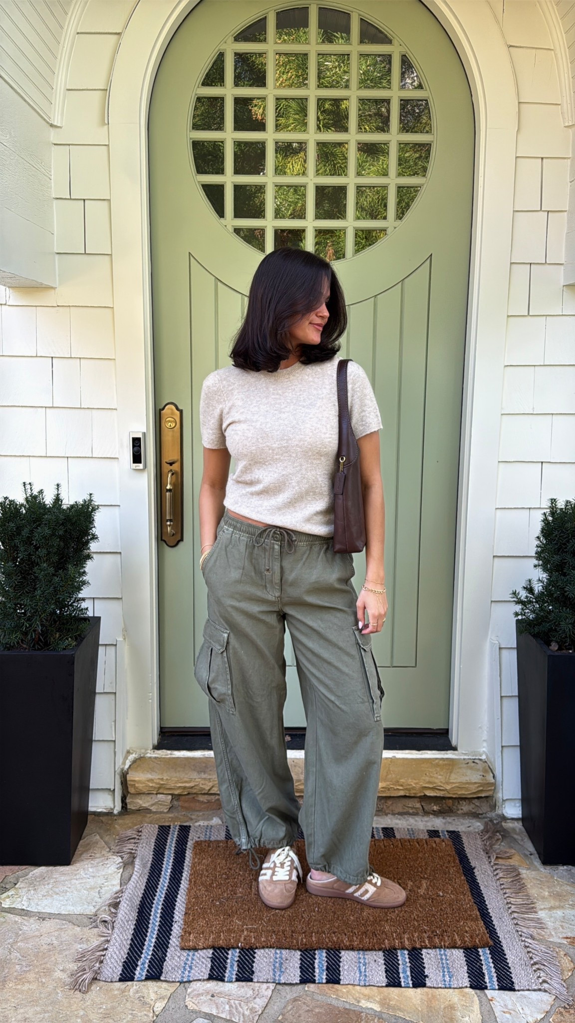 Wearing size S in top and M in pants! 