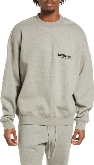 Essentials Cotton Blend Crewneck Sweatshirt | Nordstrom