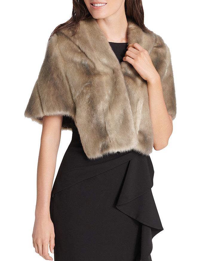 Faux-Fur Capelet | Bloomingdale's (US)