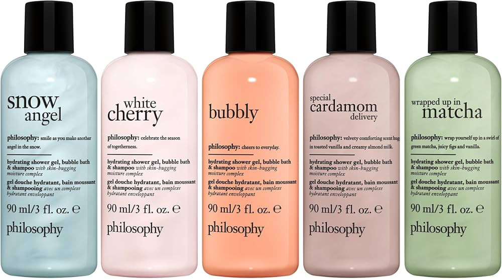 philosophy scent-sational hydrating bath & shower gels - efficiently cleanses, soothes & comforts... | Amazon (US)