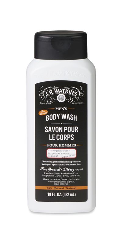 J.R. Watkins Men's Bergamot & Oak Body Wash | Well.ca