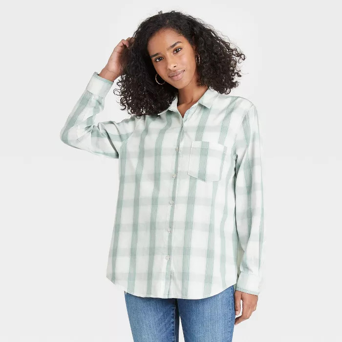 Women's Long Sleeve Button-Down Shirt - Universal Thread™ | Target